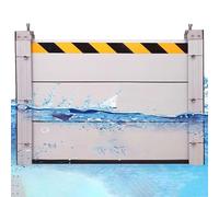 Genérico Burlete Puerta Garaje Barrera Anti Inundaciones Puerta De Garaje con Barrera contra Inundaciones Escudo De Control De Inundación Reutilizable Reflectante para Puerta Porche,150 * 40cm