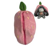 Genérico Burro Peluche Que Respiras, Burro Antiestres Dormir, 30x10cm Relajación Respirando Animal, Compañero De Sueño Relajante con Música Y Luces Relajantes, Pet De De Respiración Realista para L
