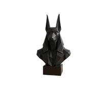 Genérico Busto de Anubis Dios de la protección y la Vida de 25 cm | Estatua egipcia Decorativa en PLA Biodegradable | Figura impresión 3D ecológica | Decoración mitología egipcia hogar y Oficina