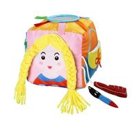 Genérico Busy Box - Sensorial Educativo De Habilidad Motora Fina | Tablero De Actividades De Aprendizaje De Habilidades Básicas para La Vida para Niños Y Niñas, Interactivo De Desarrollo Preesc