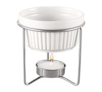 Genérico Butter Melting Pot - Cheese Fondue Pot Tea Warmer Set | Ceramic Cordless Kitchen Supplies For Seafood Tea Snacks Fruit Milk Sauce Family Home Kitchen Party