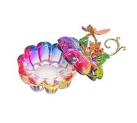 Generico Butterfly Jewelry Box - Crystal Trinket Organizer Display, Exquisite Earrings Treasure Holder, Elegant Design Storage Case with Compartments, Jewelry Storage for Home Vanity