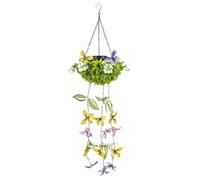Genérico Butterfly Solar Lights For Outside - 7.8inch Butterfly Light | Hangable Waterproof Lamp With Vine For Patio Yard Wall Porch Garden Balcony Pathway Fence Tree Landscape