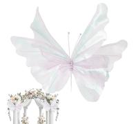 Genérico Butterfly Wall Decor - Winged Ornament, 20 Inch Model Figure For Exterior, Three-Dimensional Display with Vibrant Tones, Home Decoration, Animal Applique For Patio Gathering, Accent