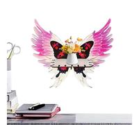 Genérico Butterfly Wing Corner Shelf, Angel Wing Wall Rack, Floating Display Stand, Space-Saving Design, Boho Style Decor, 1 pieza, Living Room, Bedroom, Home Accent Indoor and More