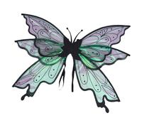 Genérico Butterfly Wings, Fairy Wings, Sparkly Dress Up Accessories for for Adults Women Girls Halloween Costume Parties Cosplay Festivals, Fabric Material, 24.41x19.69 Inches, 100g