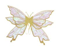 Genérico Butterfly Wings, Fairy Wings, Sparkly Dress Up Accessories for for Adults Women Girls Halloween Costume Parties Cosplay Festivals, Fabric Material, 24.41x19.69 Inches, 100g