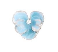 Genérico Button Cover Elegant Easy Install Reusable Tight Fit Cuff Button Cover Decorative Floral Super Ethereal Blue Gradient Shirt Collar Buttons No Sewing Buttons