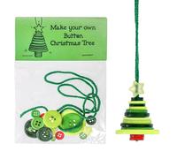Genérico Button Tree Snowman Ornament Crafts Kit - Interactive Hangable, Christmas Button Ornament Kit | Engaging DIY Christmas Project, Easy to and Reuse, Great for Kids Children Teens Mantel
