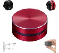 Genérico Buzzgo Echo Speaker, Bluetooth Mini Speaker Bone Conduction Portable WirelessSpeaker, Turn Any Surface into aSpeaker, Music Player with Suction Cup for Bath, Home, Outdoor, Travel (Red)