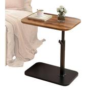 Genérico C Table, 360° Rotating End Table, Space-Saving Couch Desk, 17.7-31.5inch Adjustable Multifunctional Laptop Stand for Bed, Living Room, Bedroom, and Study