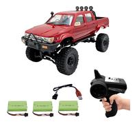 Genérico C64-1 RC Coche 1:16 Escala RC Crawler RTR RC Rock Truck 4x4 Off-Road Modo Vehículo con 3 Actualizados 1200mah Batería para Adulto