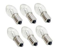 Genérico C7 Night Light Bulb - 6pcs 10W Warm White Salt Lamp Bulbs | E14 Transparent Bulbs | Household Accessories C7 Salt tungsten filament Bulb for Bedrooms Bathrooms Living Rooms