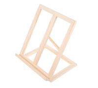 Genérico Caballete de Madera para Estudiantes, Resistente y Ajustable 4 Alturas, Soporte Portátil Plegable Adecuado para Escritorio y Pintura de Óleo y Acuarela
