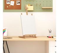 Genérico Caballete de sobremesa Madera Maciza Pino 29,5x33x80 cm,Material de Oficina,Accesorios para presentaciones,Caballetes de oficina-30225