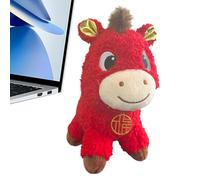 Genérico Caballo Chino De - Mini Caballo Flopsie Año Nuevo Muñeca De Decoración Suave Y Acogedora HorseMascot Juguete De para Buena Suerte Y Prosperidad Regalos De Escritorio para Guardería