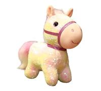 Genérico Caballo De Peluche | 15 cm con Lentejuelas Muñecos de Felpa Abrazables | 2026 Año del Caballo Juguete de Peluche - para Año Nuevo Chino Hogar Aula Guardería Viaje Y