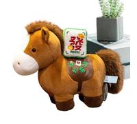 Genérico Caballo de Peluche,20 cm Muñecas Figurillas de Diseño Chino | 2026 Peluche de Caballo Suave Adorable y Pequeño,para Adultos, Niñas y Niños, Favores para de Año Nuevo y
