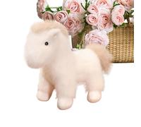 Genérico Caballo de Peluche | Figura Realista Súper Suave,Animal De Peluche | para Adultos y Jóvenes Favores de Fiesta Juego de Roles Decoración de Cabecera Sofá Coche Sala de Estar