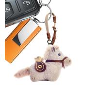 Genérico Caballo De Peluche - Figurita Colgante Coleccionable Adorable,con Llavero de Peluche Miniatura y Cordón,para Hombre Niño Adulto Regalo Cumpleaños 2026 Año Nuevo Navidad