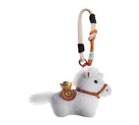Genérico Caballo De Peluche - Figurita Colgante Coleccionable Adorable | con Llavero de Peluche Miniatura y Cordón | Mujeres Niños Adultos Bolso Cumpleaños Navidad Año Nuevo 2026 Regalos para