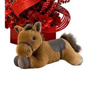 Generico Caballo de peluche - Muñeca y realista de colección, peluche de caballo de 30 cm - Para niños, niños y adultos, el salón, el dormitorio de la oficina y la mesa