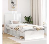Genérico Cabecero Brillante Madera de ingeniería,Mobiliario Accesorios,Cabeceros de Cama,105 x 7 x 100 cm-889619