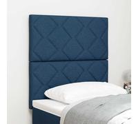 Genérico Cabecero con Luces de Tiras LED con cabecera Azul 80 cm Tela,Mobiliario,Camas y Accesorios,Cabeceros y pies de Cama,Azul,9.98 KG,3338481