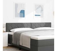 Genérico Cabecero con Luces de Tiras LED con cabecera Gris 200 cm Tela,Mobiliario,Camas y Accesorios,Cabeceros y pies de Cama,Gris,12.1 KG,3338253
