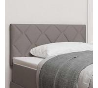 Genérico Cabecero con Luces de Tiras LED con cabecera Taupé 100 cm Tela,Mobiliario,Camas y Accesorios,Cabeceros y pies de Cama,Taupe,6.28 KG,3338204