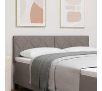 Genérico Cabecero con Luces de Tiras LED con cabecera Taupé 144 cm Tela,Mobiliario,Camas y Accesorios,Cabeceros y pies de Cama,Taupe,9.2 KG,3338217