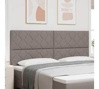 Genérico Cabecero con Luces de Tiras LED con cabecera Taupé 200 cm Tela,Mobiliario,Camas y Accesorios,Cabeceros y pies de Cama,Taupe,24.1 KG,3338557