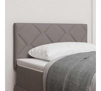 Genérico Cabecero con Luces de Tiras LED con cabecera Taupé 80 cm Tela,Mobiliario,Camas y Accesorios,Cabeceros y pies de Cama,Taupe,5.28 KG,3338178