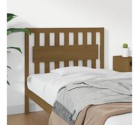 Genérico Cabecero de Cama Madera Maciza Pino marrón Miel 105,5x4x100 cm,Camas y Accesorios,Cabeceros y pies de cama-818558