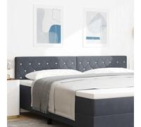 Genérico Cabecero LED Argyle con cabecera Gris Oscuro 100 cm Terciopelo,Mobiliario,Camas y Accesorios,Cabeceros y pies de Cama,Gris,13.1 KG,3338078