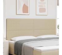 Genérico Cabecero LED con cabecera Verde grisáceo 200 cm Poliéster,Camas y Accesorios,Cabeceros y pies de cama-3338341