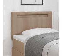 Genérico Cabecero Montaje en la Pared con cabecera Capuchino 90 cm PVC,Mobiliario,Camas y Accesorios,Cabeceros y pies de Cama,Marrón,6.2 KG,42007296