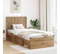 Genérico Cabecero Roble Artisan Madera de ingeniería,Mobiliario Accesorios,Cabeceros de Cama,105 x 7 x 100 cm-889624