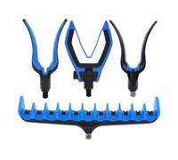 Genérico Cabezal de Descanso for caña Pescar Carpa, Accesorios for alimentador Barra zumbido, Palos Banco(1pcs AC404-Blue)