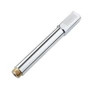 Genérico Cabezal de Ducha de Mano Presurizado de Acero Inoxidable Diseño Cuadrado, Función Antiobstrucción y Uso Múltiple para Baño y Duradero