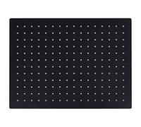 Genérico Cabezal Ducha Efecto Lluvia Acero INOX Cuadrado Negro 40x30 cm,Bricolaje,Fontanería,Piezas y Herramientas para componentes de fontanería,Artículos de Ducha,Cabezales de ducha-147701