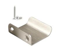 Genérico Cabinet Finger Pulls - 3.8×3.8×1.5cm Stainless Steel Invisible Handle, 2.5cm Hole Spacing Furniture Hardware | Modern Drawer PullKnob for Kitchen Cabinets, Wardrobe, Cupboard, Office