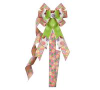 Genérico Cabinet Ribbon Bows | Easter Egg Print Spring Decoration | Kitchen Cabinet Ribbons - Seasonal Celebration Holiday Home Bedroom Party Festive Gathering