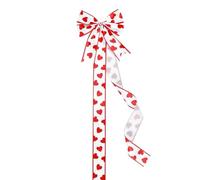 Genérico Cabinet Ribbons, Festive Furniture Wraps, Love Theme Set, Charming Crimson Stripes, Decorative Sash Fastener, Farmhouse Indoor Accessory, Red Large Ties for Office Farmhouse Outdoor Entryway