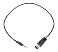 Genérico Cable Adaptador de Audio 3,5 Mm a Conector Midi 5 Vías DIN 5p, Cable Jack Estéreo 3,5 Mm para Ordenador y Dispositivos de Audio, Conector Macho, Compatible con Interfaces