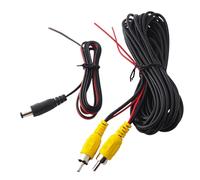 Genérico Cable,Cable de cámara de respaldo de estacionamiento de vista trasera de marcha atrás de coche de 6/10 m | Cable de extensión de cámara de visión trasera para videocámaras estéreo de coche