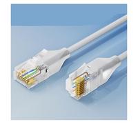 Genérico Cable Cat6A UTP RJ45 de 10Gbps, Cable de conexión Ethernet corto y Flexible, Cable de red delgado compatible con PoE for Switch, PS5, Xbox, computadora(1m)