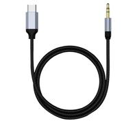 Genérico Cable De Audio Tipo C A 3,5mm - Conector para Altavoz AUX De Coche | Doble Punta Clavija Jack para Teléfono Auriculares | Conectar Celular A Radio Estéreo del Hogar