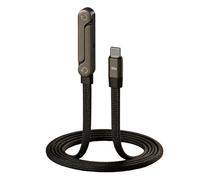 Genérico Cable de Carga Rápida - 65W 240W 1,5m | Conector en Ángulo 90° | Cable USB para Portátil Teléfono Tableta Juegos Transferencia de Datos Streaming Compatible con Soporte Casa Oficina