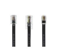 Genérico Cable de datos telefónico RJ9/RJ11-RJ45, 4P4C, 6P4C, 8P4C, macho a cable Modular, extensión voz for auricular(3m,RJ11 To RJ45)